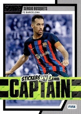 Sticker Sergio Busquets - Score FIFA 2022-2023
 n. C3 - Panini