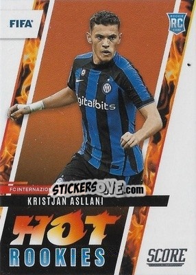 Sticker Kristjan Asllani - Score FIFA 2022-2023
 n. HR8 - Panini