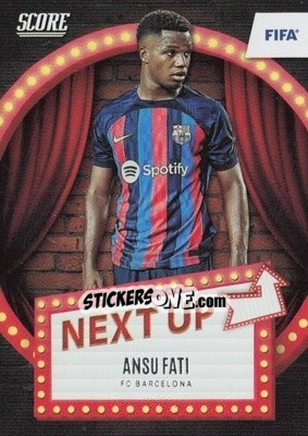Sticker Ansu Fati - Score FIFA 2022-2023
 n. NU4 - Panini