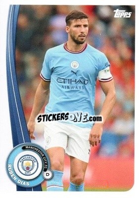 Sticker Ruben Dias - Manchester City 2022-2023
 n. MC-3 - Topps