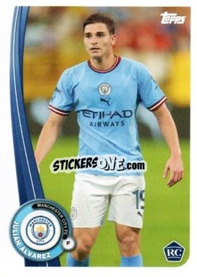 Sticker Julian Alvarez - Manchester City 2022-2023
 n. MC-17 - Topps