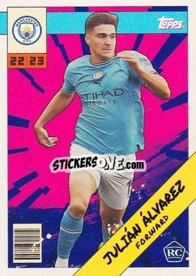 Sticker Julian Alvarez - Manchester City 2022-2023
 n. MCH-6 - Topps