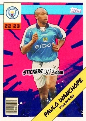 Sticker Paulo Wanchope - Manchester City 2022-2023
 - Topps