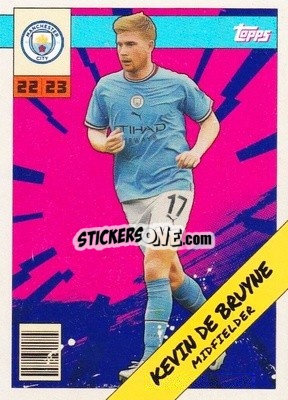 Sticker Kevin De Bruyne - Manchester City 2022-2023
 n. MCH-9 - Topps