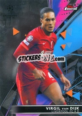 Sticker Virgil van Dijk - UEFA Champions League Finest 2021-2022
 n. 72 - Topps