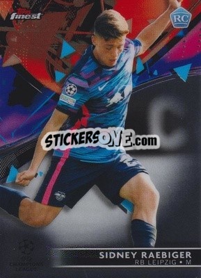 Sticker Sidney Raebiger - UEFA Champions League Finest 2021-2022
 n. 76 - Topps