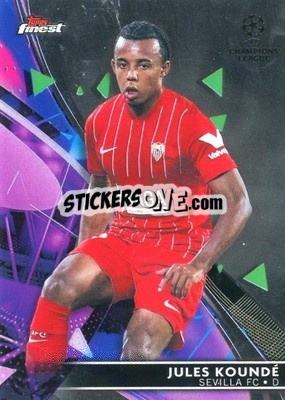 Sticker Jules Kounde - UEFA Champions League Finest 2021-2022
 - Topps
