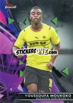Sticker Youssoufa Moukoko - UEFA Champions League Finest 2021-2022
 n. 85 - Topps