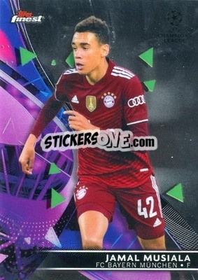 Sticker Jamal Musiala - UEFA Champions League Finest 2021-2022
 n. 89 - Topps