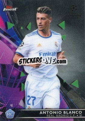Sticker Antonio Blanco - UEFA Champions League Finest 2021-2022
 n. 96 - Topps