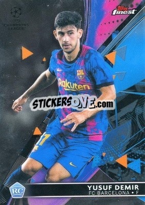 Sticker Yusuf Demir - UEFA Champions League Finest 2021-2022
 n. 98 - Topps