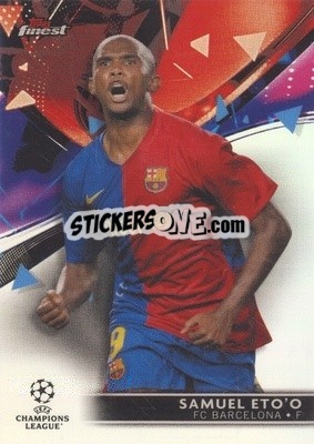 Sticker Samuel Eto'o - UEFA Champions League Finest 2021-2022
 n. 103 - Topps