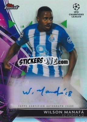 Sticker Wilson Manafa - UEFA Champions League Finest 2021-2022
 - Topps