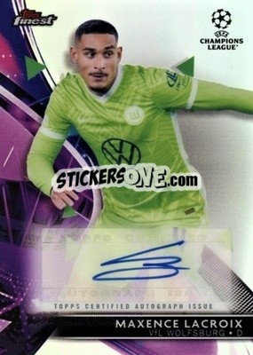 Sticker Maxence Lacroix - UEFA Champions League Finest 2021-2022
 - Topps