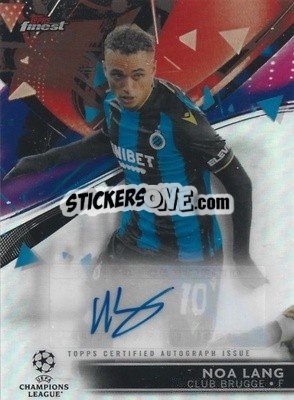 Sticker Noa Lang - UEFA Champions League Finest 2021-2022
 n. BA-NL - Topps