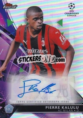 Sticker Pierre Kalulu - UEFA Champions League Finest 2021-2022
 n. BA-PK - Topps