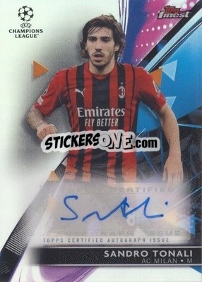 Sticker Sandro Tonali - UEFA Champions League Finest 2021-2022
 n. BA-ST - Topps