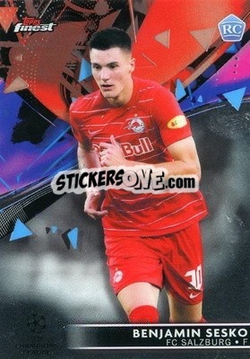 Sticker Benjamin Sesko - UEFA Champions League Finest 2021-2022
 n. 4 - Topps