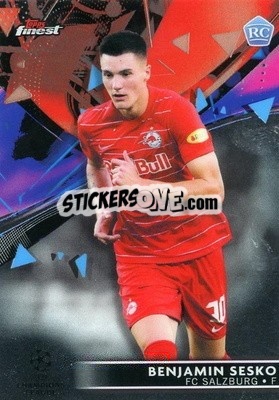 Sticker Benjamin Sesko - UEFA Champions League Finest 2021-2022
 - Topps