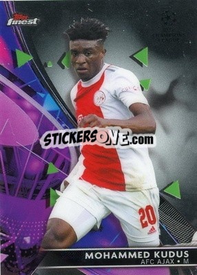 Sticker Mohammed Kudus - UEFA Champions League Finest 2021-2022
 n. 11 - Topps