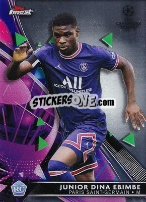 Sticker Junior Dina Ebimbe - UEFA Champions League Finest 2021-2022
 n. 12 - Topps