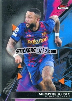 Sticker Memphis Depay - UEFA Champions League Finest 2021-2022
 n. 15 - Topps