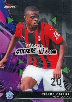 Sticker Pierre Kalulu - UEFA Champions League Finest 2021-2022
 n. 16 - Topps