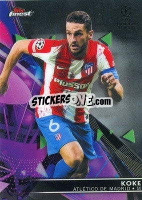 Sticker Koke - UEFA Champions League Finest 2021-2022
 n. 27 - Topps
