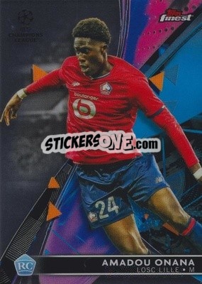 Sticker Amadou Onana - UEFA Champions League Finest 2021-2022
 n. 36 - Topps