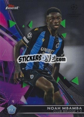 Sticker Noah Mbamba - UEFA Champions League Finest 2021-2022
 n. 38 - Topps
