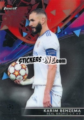 Sticker Karim Benzema - UEFA Champions League Finest 2021-2022
 n. 46 - Topps