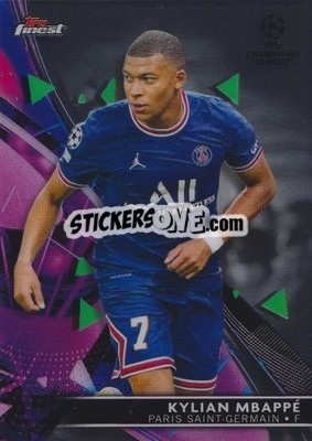 Sticker Kylian Mbappe - UEFA Champions League Finest 2021-2022
 n. 50 - Topps