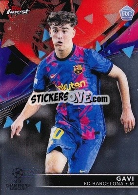 Sticker Gavi - UEFA Champions League Finest 2021-2022
 n. 51 - Topps