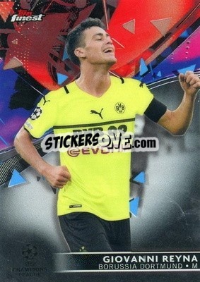 Sticker Giovanni Reyna - UEFA Champions League Finest 2021-2022
 n. 56 - Topps