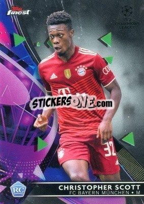 Sticker Christopher Scott - UEFA Champions League Finest 2021-2022
 n. 69 - Topps