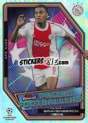 Sticker Ryan Gravenberch - UEFA Champions League Finest 2021-2022
 n. PF-11 - Topps