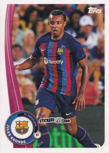 Cromo Jules Koundé - Fc Barcelona Fan Set 2022-2023 n. BA-12 - Topps