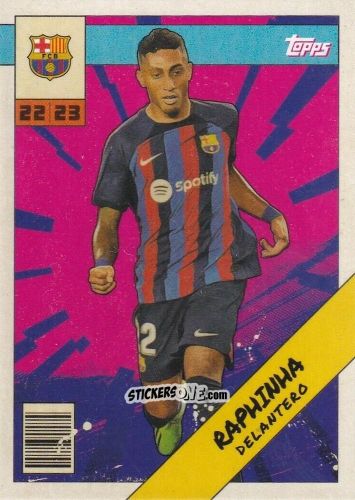 Sticker Raphinha - Fc Barcelona Fan Set 2022-2023 n. BAH-9 - Topps