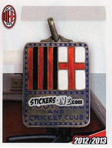 Sticker Milan football and cricket club 1899 - A.C. Milan 2012-2013 n. 14 - Footprint