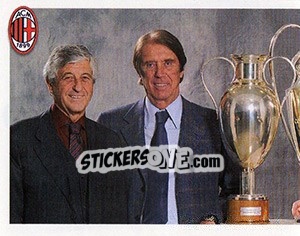 Sticker 4 grandi capitani - A.C. Milan 2012-2013 n. 15 - Footprint