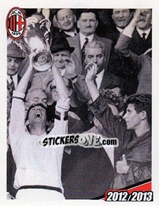 Sticker Cesare Maldini - A.C. Milan 2012-2013 n. 24 - Footprint