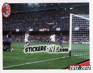 Sticker Ruud Gullit - A.C. Milan 2012-2013 n. 27 - Footprint