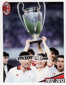 Sticker Tassotti / Massaro / Borgonovo - A.C. Milan 2012-2013 n. 30 - Footprint