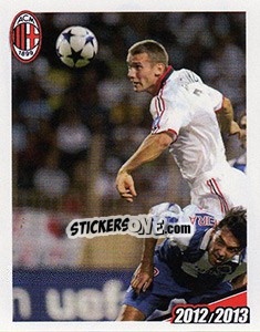 Sticker Shevchenko - A.C. Milan 2012-2013 - Footprint