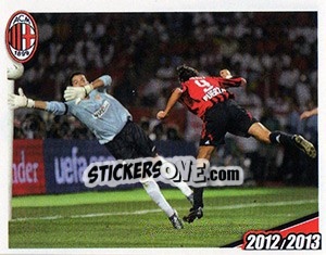 Sticker Filippo Inzaghi - A.C. Milan 2012-2013 n. 44 - Footprint