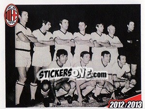 Sticker La formazione di Buenos Aires - A.C. Milan 2012-2013 n. 45 - Footprint