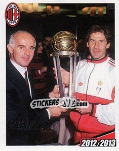 Sticker Arrigo Sacchi / Franco Baresi - A.C. Milan 2012-2013 - Footprint