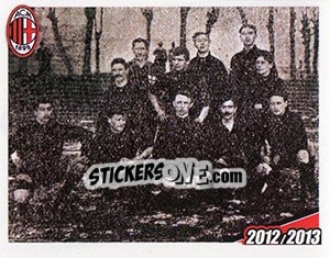 Sticker 1906 - A.C. Milan 2012-2013 n. 54 - Footprint