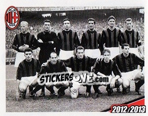 Sticker 1956-57 - A.C. Milan 2012-2013 n. 58 - Footprint