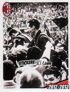 Sticker Nils Liedholm - A.C. Milan 2012-2013 n. 61 - Footprint